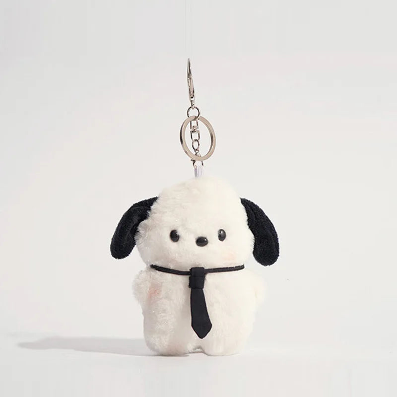 Plush Toys Doll Keychain Kawaii Pochacco Anime Pendant Keyring Cute Children Toy Plushie Keychains Girls Birthday Gifts