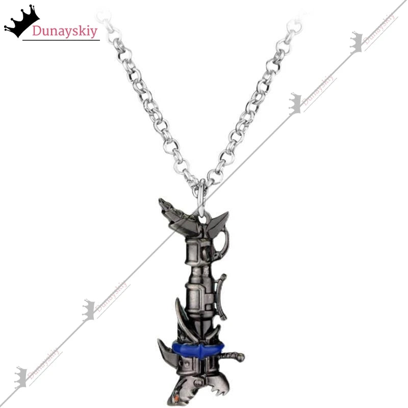 Arcane Jinx Cospaly Costumes Necklace Anime Game Arcane Season 2 Role-Playing Jewerly Anime Party Same Style Wearing Chain Gift