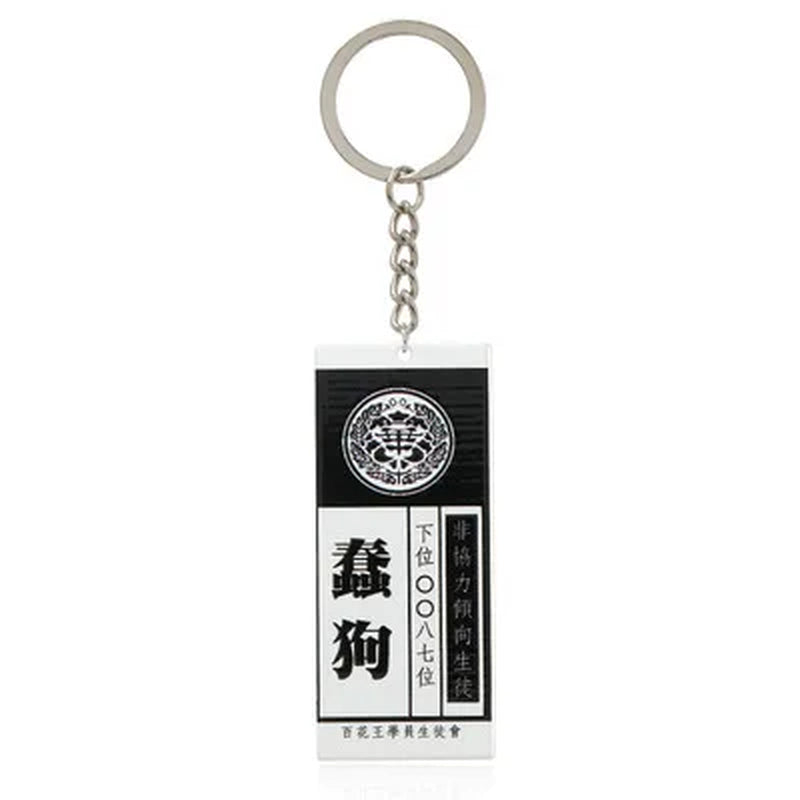 Anime Hot Cool Cosplay Props Kakegurui Yumeko Jabami Acrylic Necklace Pendant Accessories School Name Card Cosplay Accessories
