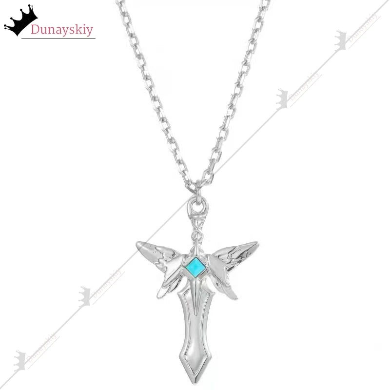 Arcane Jinx Cospaly Costumes Necklace Anime Game Arcane Season 2 Role-Playing Jewerly Anime Party Same Style Wearing Chain Gift