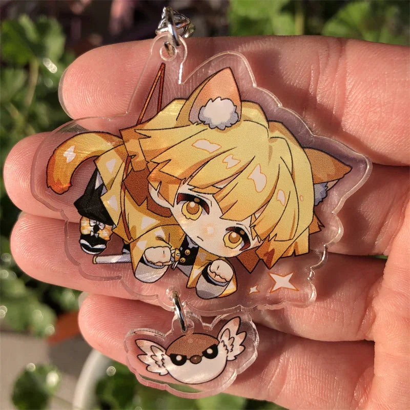 Anime Keychain Accessories Game Backpack Pendant Prop Badge Gift