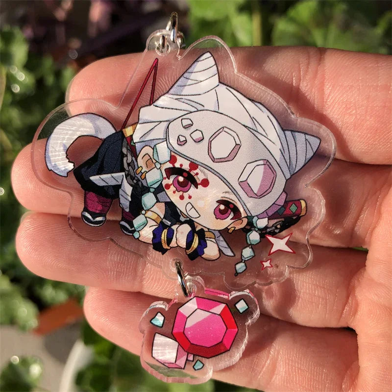 Anime Keychain Accessories Game Backpack Pendant Prop Badge Gift