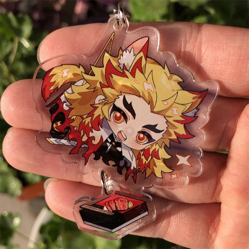 Anime Keychain Accessories Game Backpack Pendant Prop Badge Gift