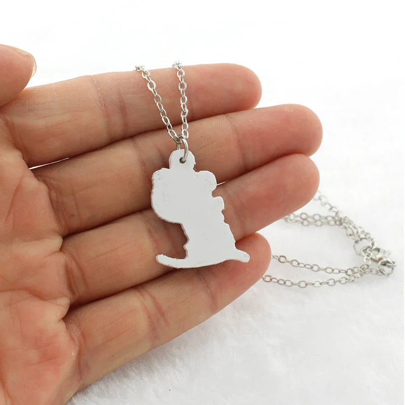 Anime Kakegurui Icons Vintage Resin Crafts Necklace Compulsive Gambler New PVC Cosplay Pendant Jewelry