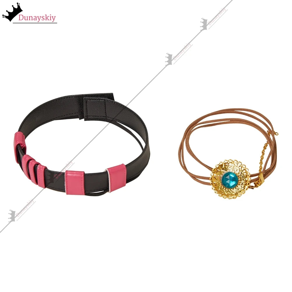 Arcane Jinx Cospaly Costumes Necklace Anime Game Arcane Season 2 Role-Playing Jewerly Anime Party Same Style Wearing Chain Gift