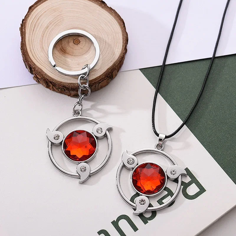 29 Types Anime Necklace Red Cloud Pendant Anime Cosplay Accessories Keychain Cartoon Jewelry Toys Gift