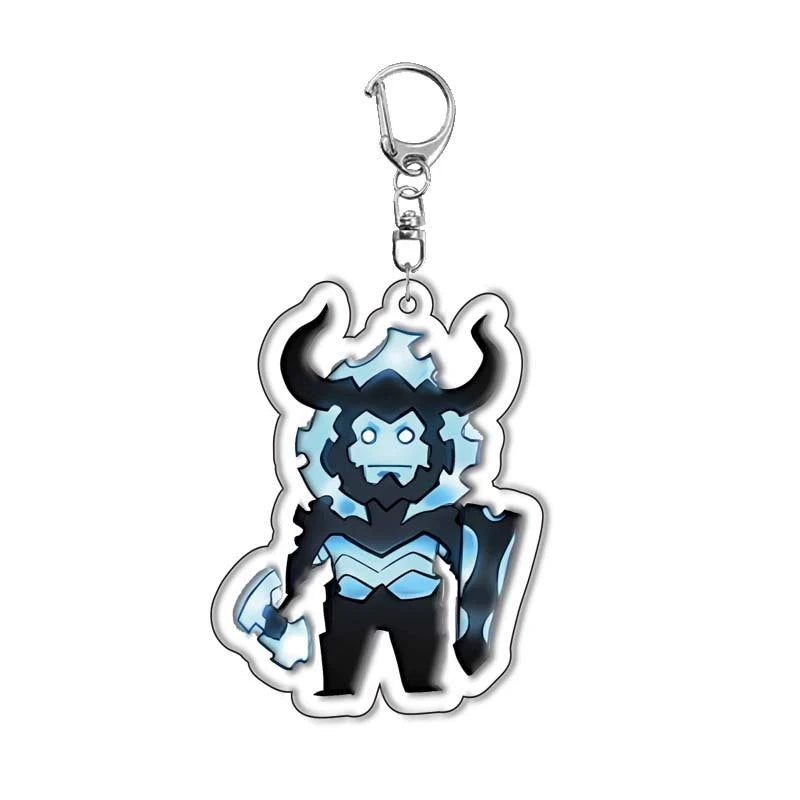Anime Keychain Solo Leveling Acrylic Accessaries Cartoon Bag Pendant Gift Cute Bag Charm Keyring Friends Fans Gifts