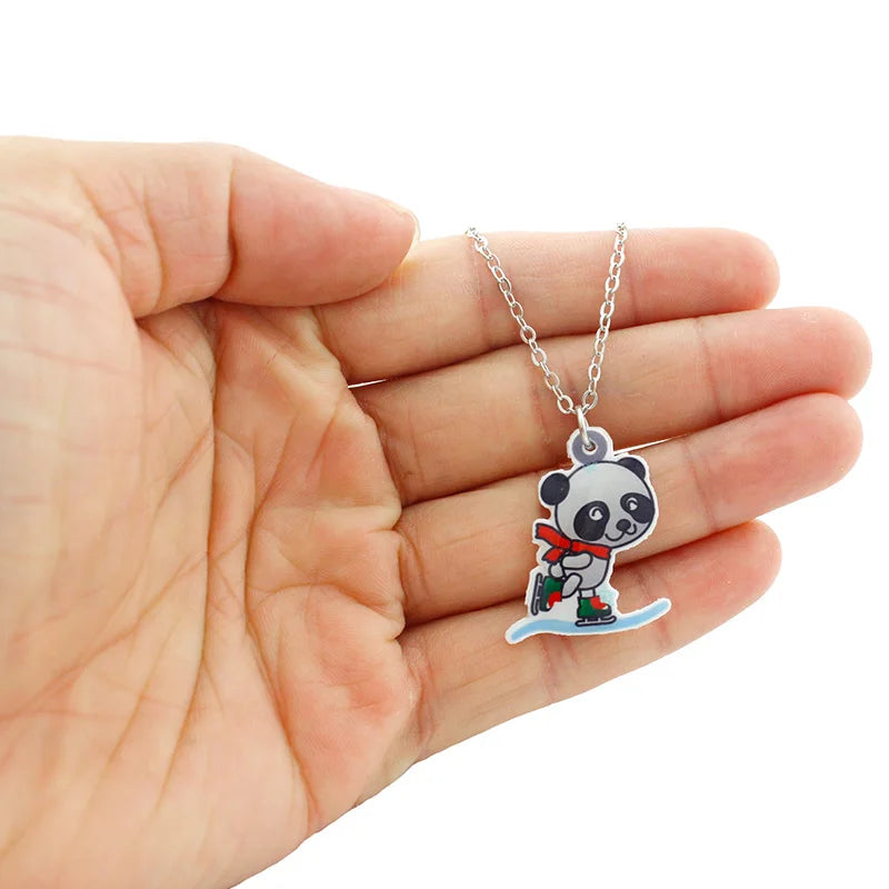 Anime Kakegurui Icons Vintage Resin Crafts Necklace Compulsive Gambler New PVC Cosplay Pendant Jewelry