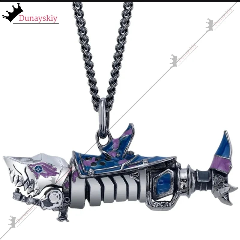 Arcane Jinx Cospaly Costumes Necklace Anime Game Arcane Season 2 Role-Playing Jewerly Anime Party Same Style Wearing Chain Gift