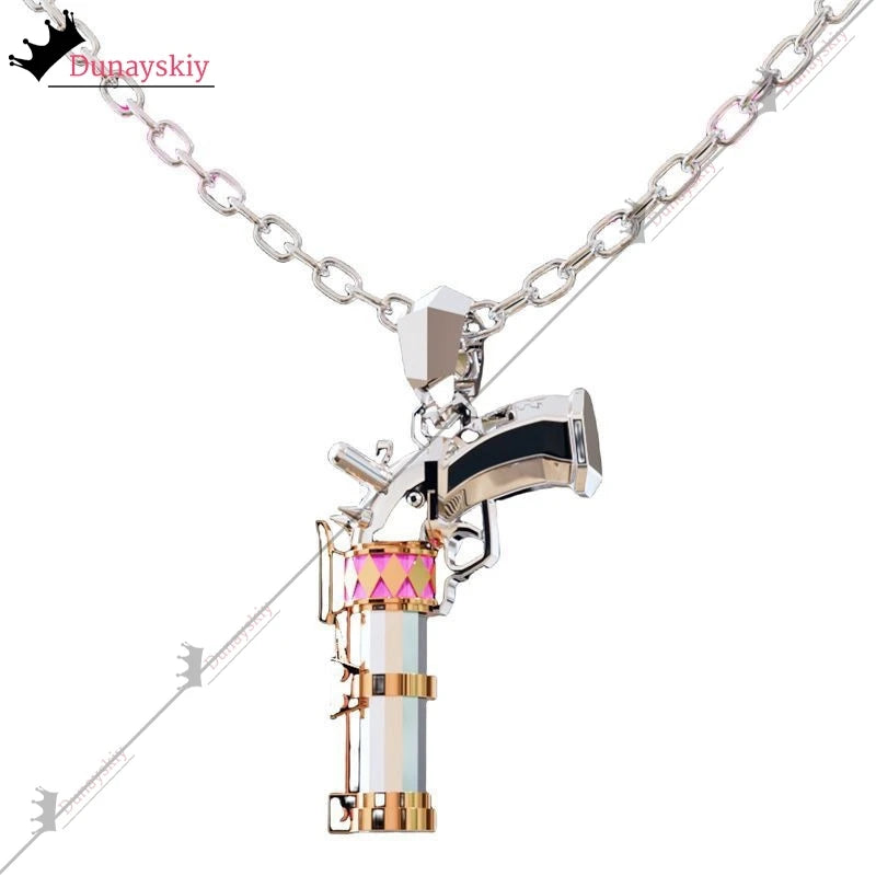 Arcane Jinx Cospaly Costumes Necklace Anime Game Arcane Season 2 Role-Playing Jewerly Anime Party Same Style Wearing Chain Gift