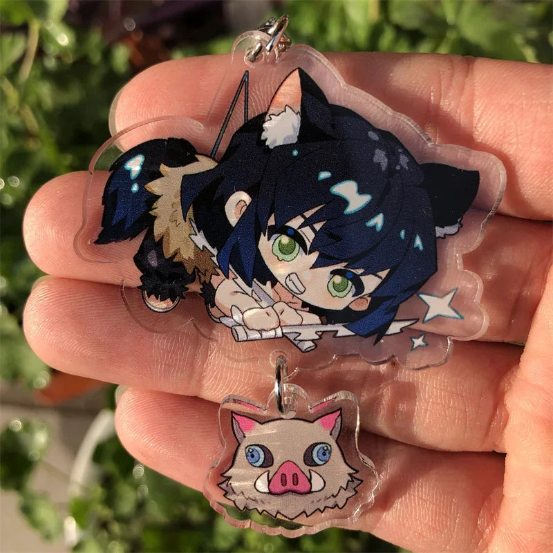 Anime Keychain Accessories Game Backpack Pendant Prop Badge Gift