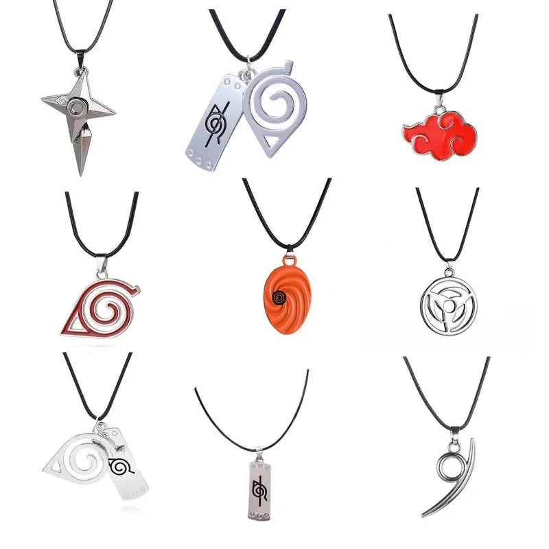 29 Types Anime Necklace Red Cloud Pendant Anime Cosplay Accessories Keychain Cartoon Jewelry Toys Gift