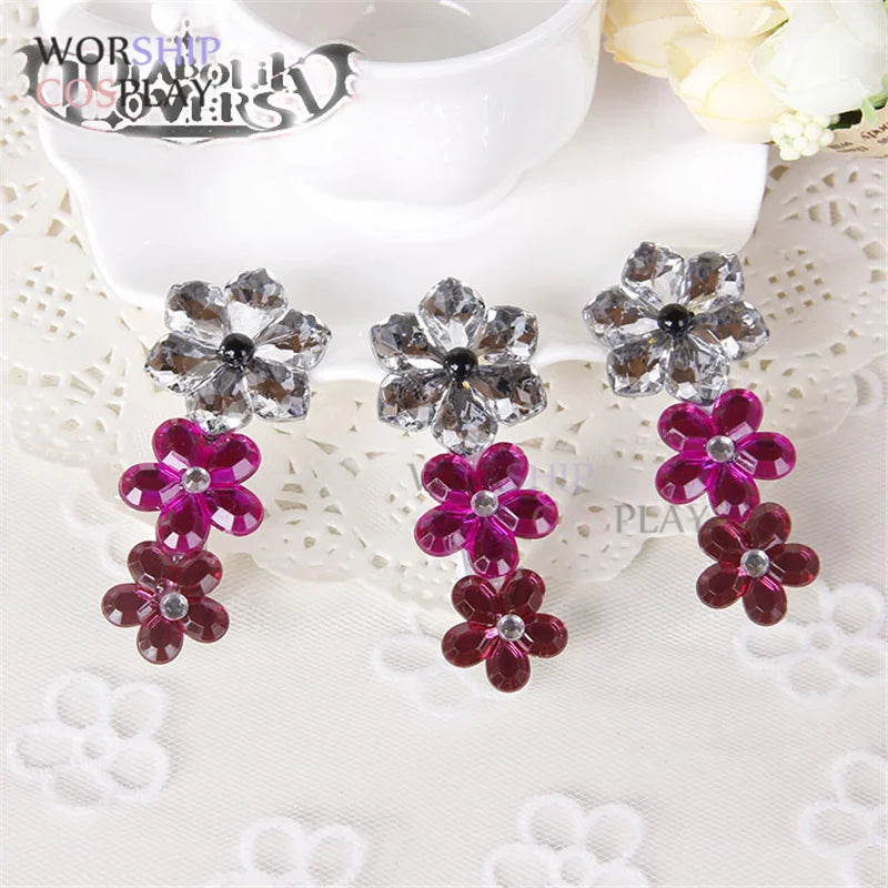 DIABOLIK LOVERS Komori Yui Cosplay Cross Necklace Headwear Hairpin Anime Accessories Prop Gift