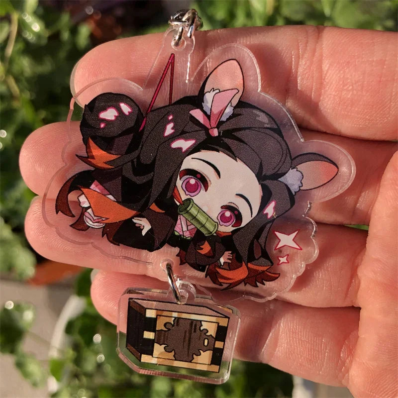 Anime Keychain Accessories Game Backpack Pendant Prop Badge Gift