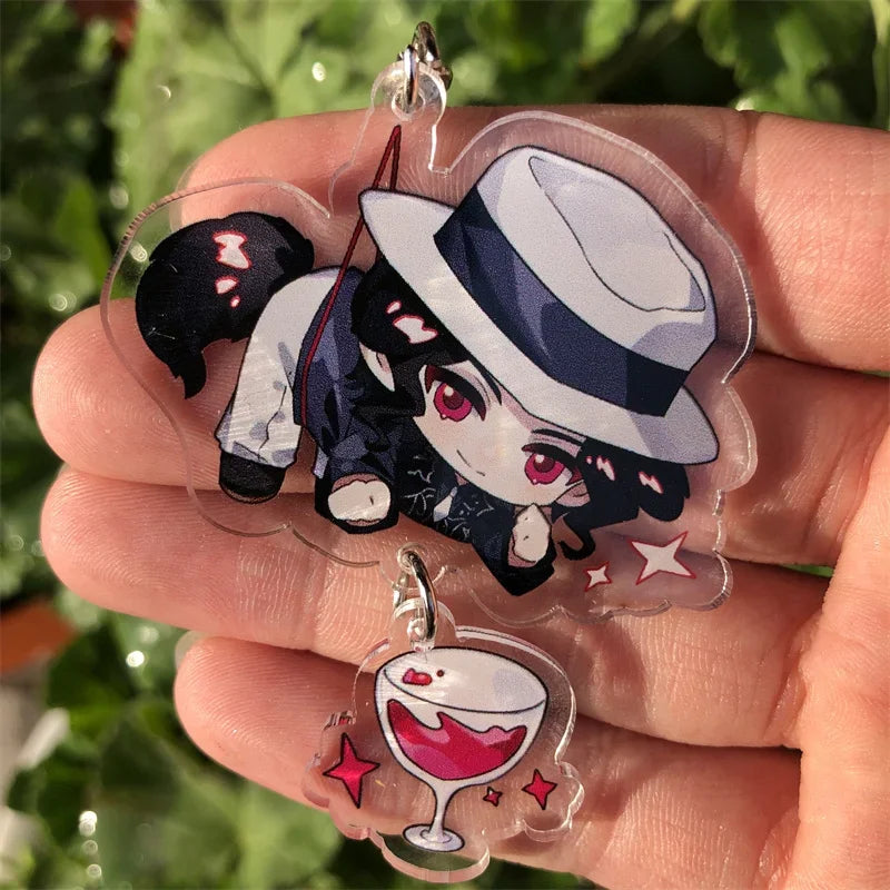 Anime Keychain Accessories Game Backpack Pendant Prop Badge Gift