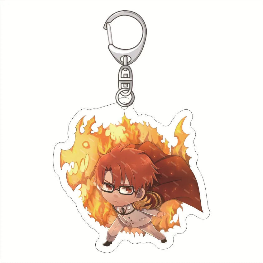 Anime Keychain Solo Leveling Acrylic Accessaries Cartoon Bag Pendant Gift Cute Bag Charm Keyring Friends Fans Gifts