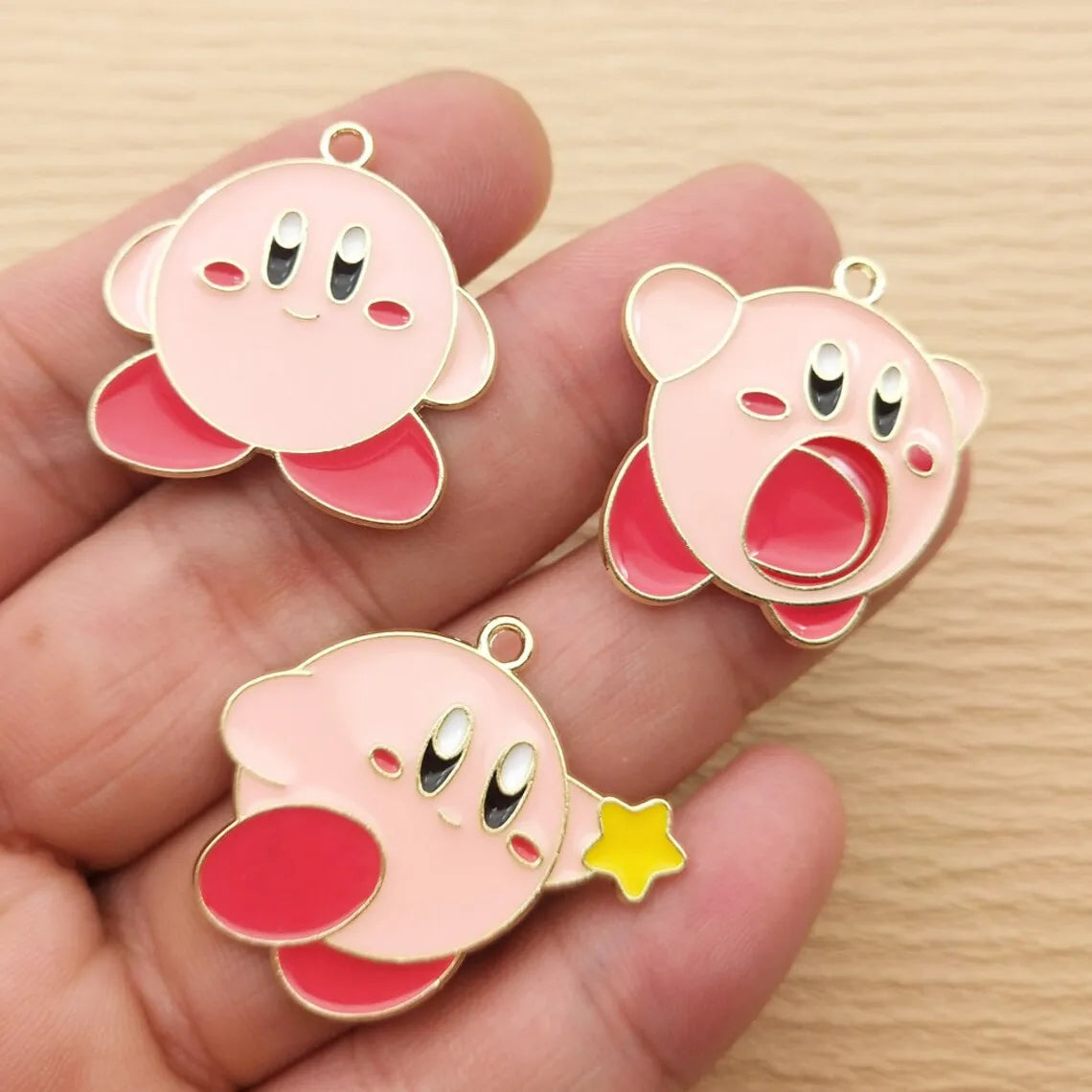 10Pcs Cartoon Anime Charm for Jewelry Making Enamel Necklace Bracelet Earring Pendant Diy Accessories Zinc Alloy Gold Plated