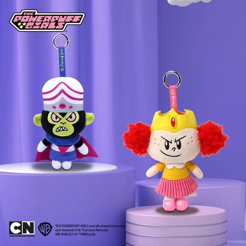 New Kawaii Anime the Powerpuff Girls Plush Keychain Princess Morbucks Mojo Jojo Blossom Bubbles Buttercup Pp Cotton Filled Dolls