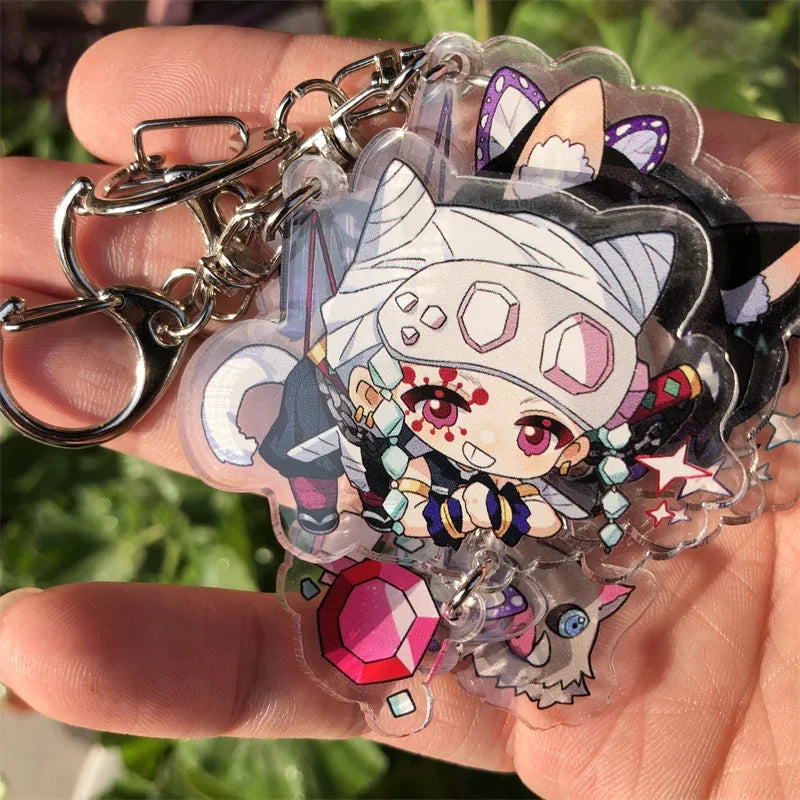 Anime Keychain Accessories Game Backpack Pendant Prop Badge Gift