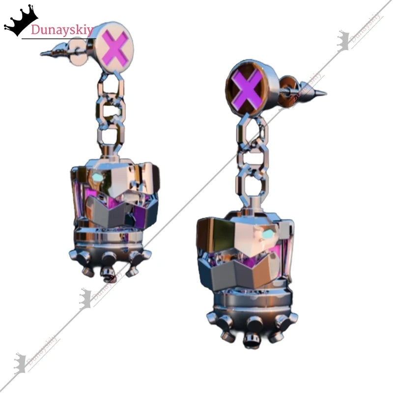 Arcane Jinx Cospaly Costumes Necklace Anime Game Arcane Season 2 Role-Playing Jewerly Anime Party Same Style Wearing Chain Gift