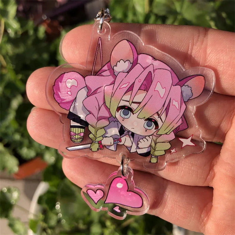 Anime Keychain Accessories Game Backpack Pendant Prop Badge Gift