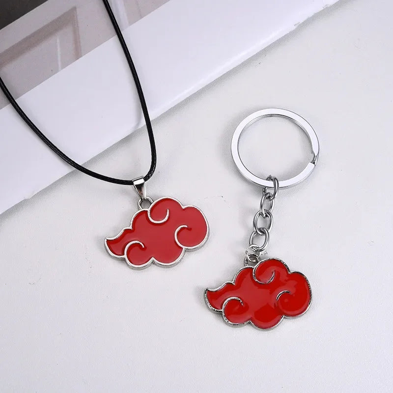 29 Types Anime Necklace Red Cloud Pendant Anime Cosplay Accessories Keychain Cartoon Jewelry Toys Gift
