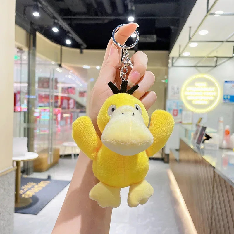 12Cm Sanrio Cartoon Anime Keychain Plush Love Purple Blue Pink Toy Cinnamoroll Cute Soft Stuffed Dolls Pendant Kid Birthday Gift