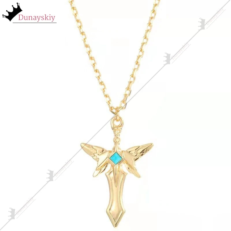 Arcane Jinx Cospaly Costumes Necklace Anime Game Arcane Season 2 Role-Playing Jewerly Anime Party Same Style Wearing Chain Gift