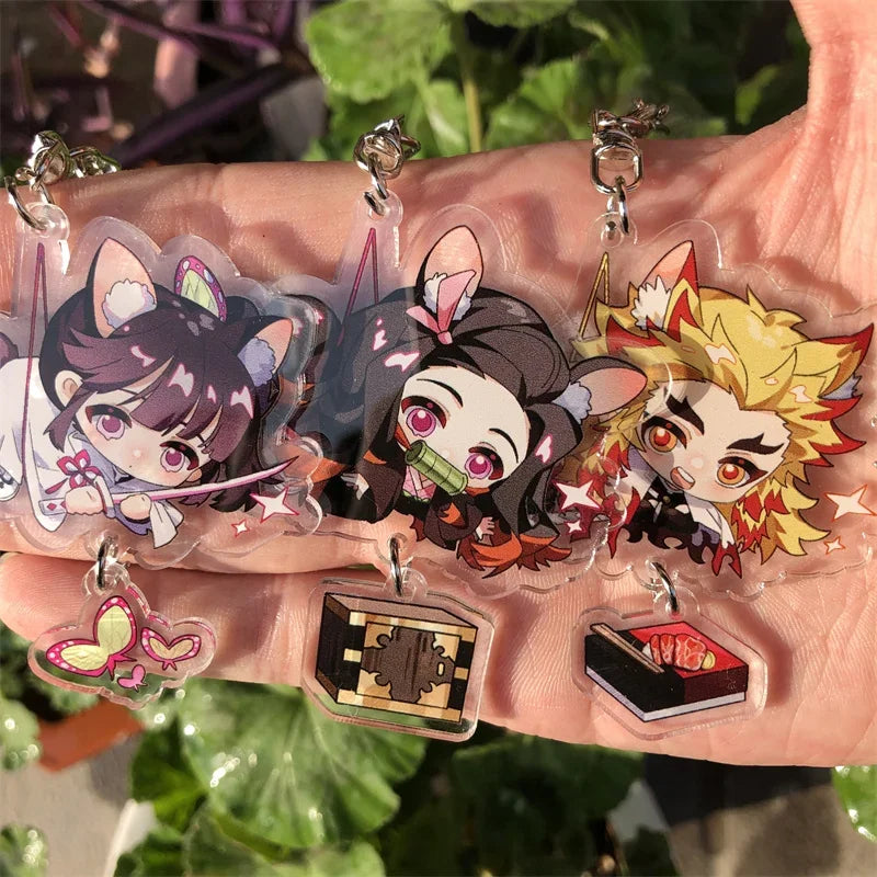 Anime Keychain Accessories Game Backpack Pendant Prop Badge Gift
