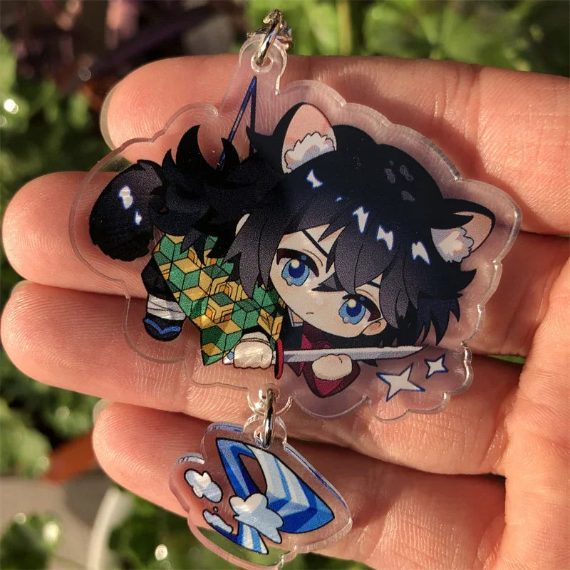 Anime Keychain Accessories Game Backpack Pendant Prop Badge Gift